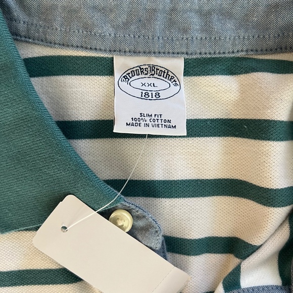 BROOKS BROTHERS 1818 XXL MENS POLO - Picture 4 of 5